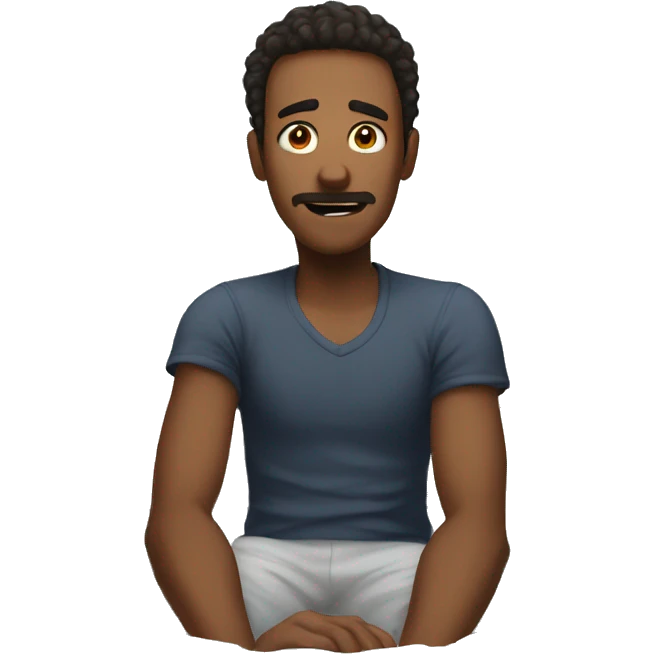 Guy under the bed emoji