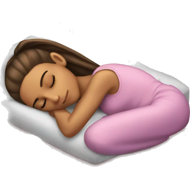 Ariana Grande sleeping emoji