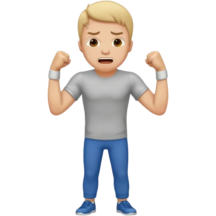 guy having pain full body emoji