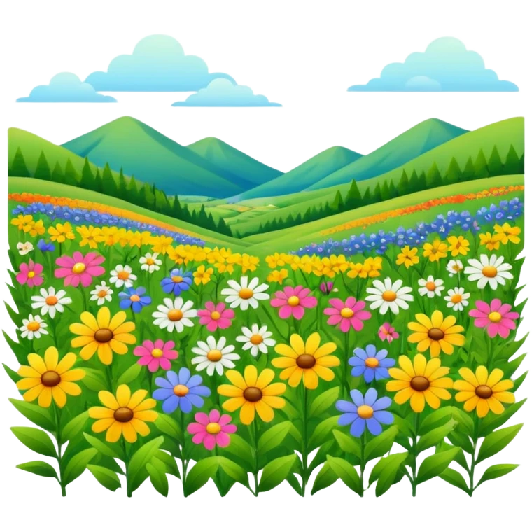 Wildflower Field emoji