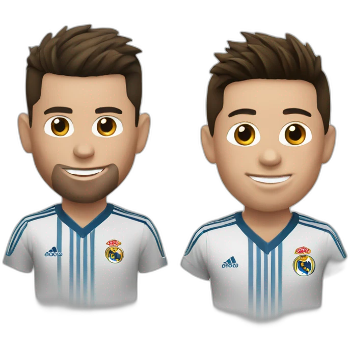 Ronaldo et messi emoji