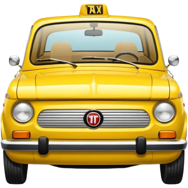 fiat 125 taxi emoji