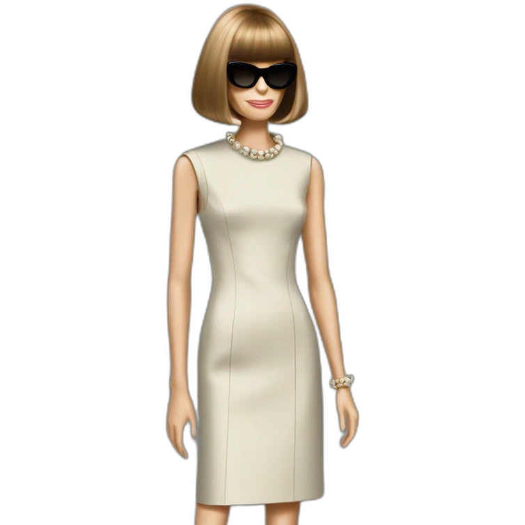 Anna wintour balenciaga dress emoji