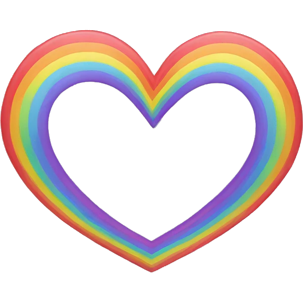 heart rainbow emoji