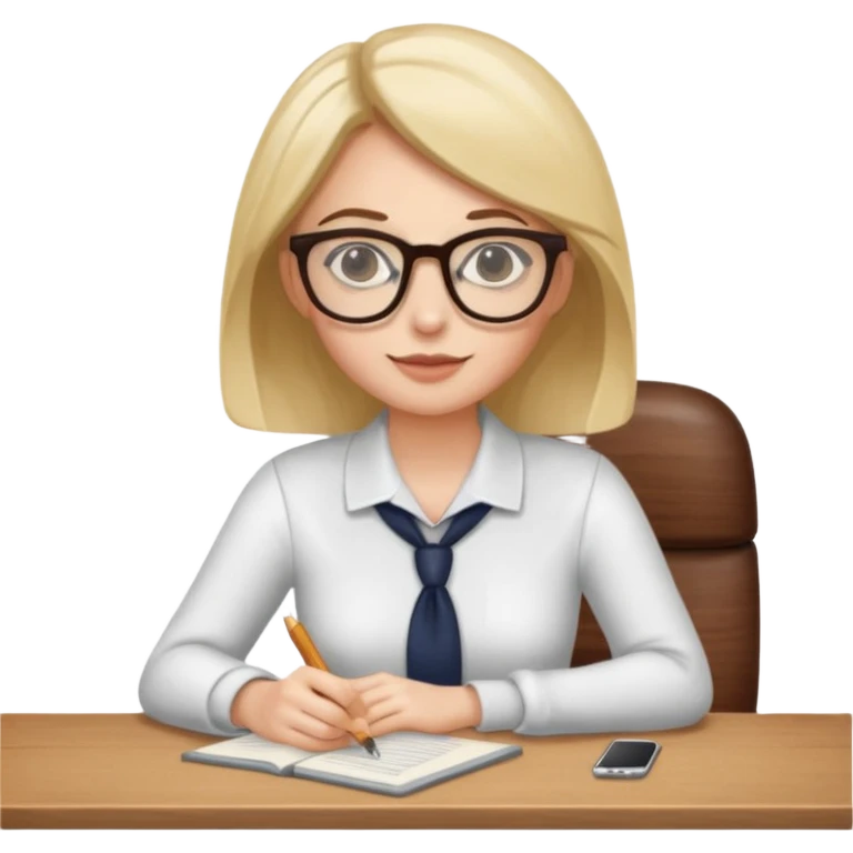 woman sitting at a desk emoji