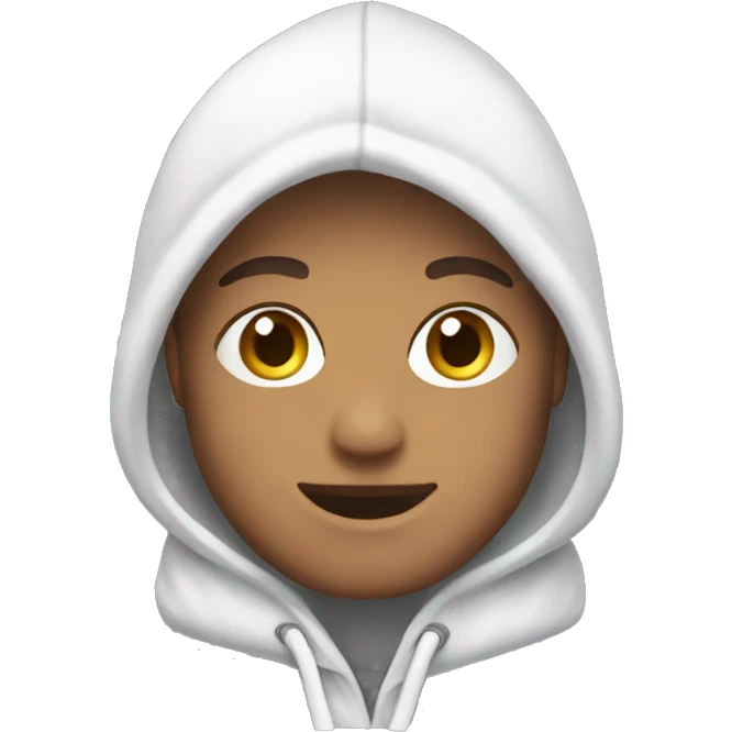 White hoodie emoji