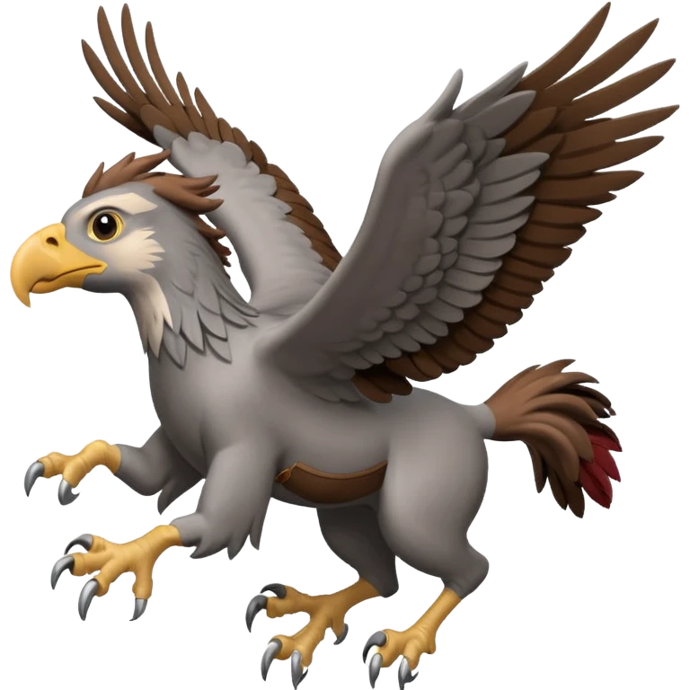 harry potter riding buckbeak emoji