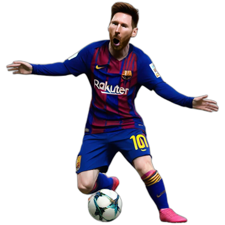 messi dab emoji