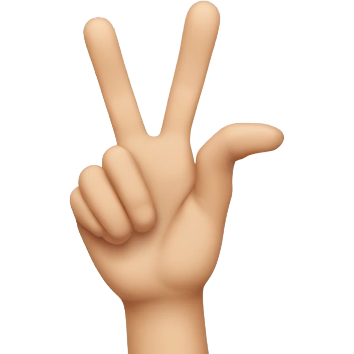 Hello speaking with hand emoji