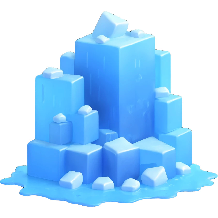 frozen ice cell emoji