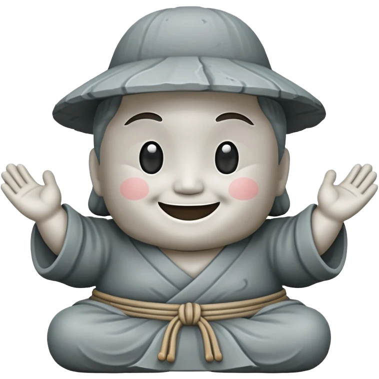 Dolhareubang, traditional Korean stone statue emoji