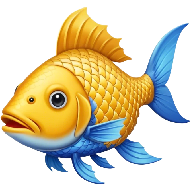 à fish wearing a Balenciaga hoodie emoji