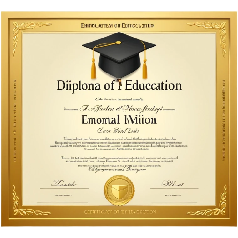 Diploma of Higher Education emoji