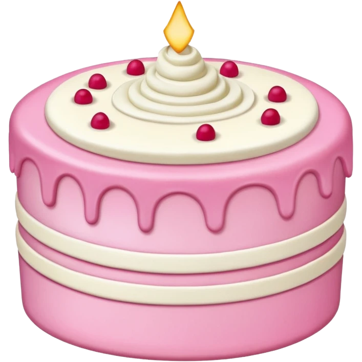 pink cake emoji