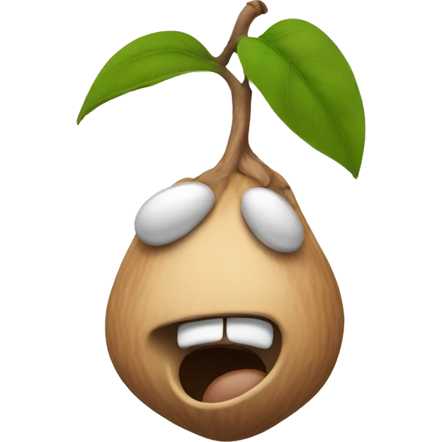 nut with face that farts emoji