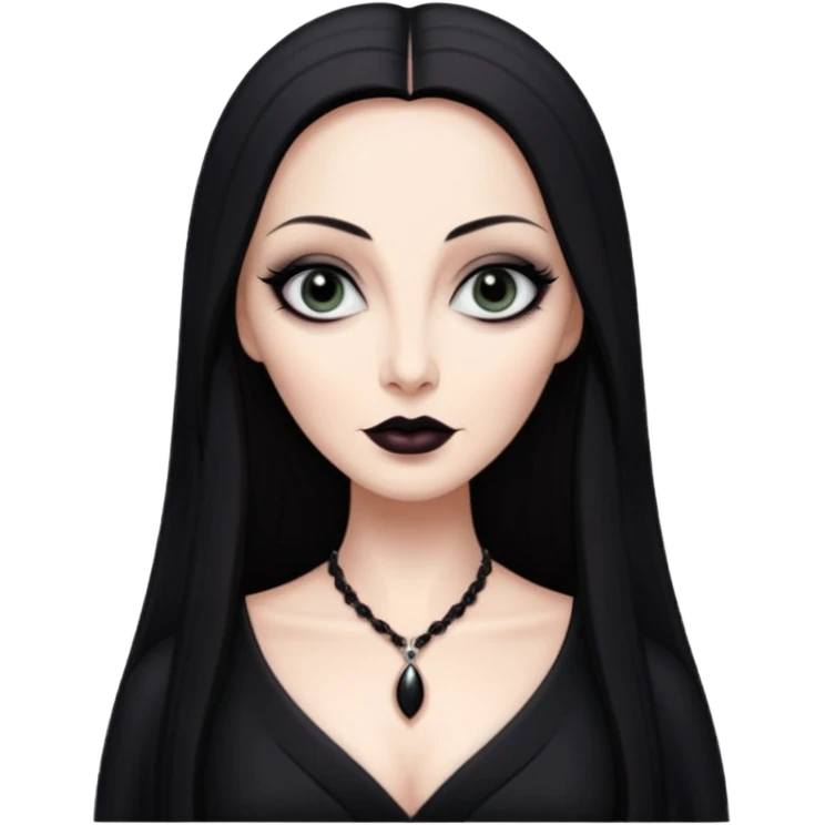 Morticia Addams sexy emoji