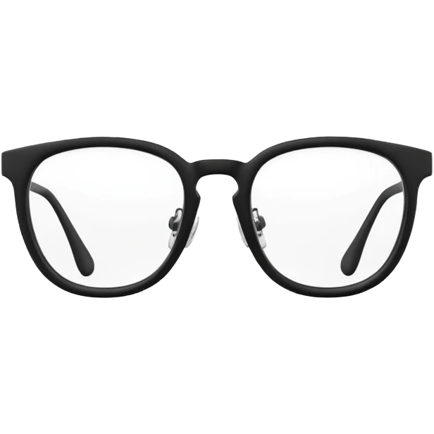 Create a high-quality 3D render that transforms the emojis 👓  into 3D objects.
 emoji