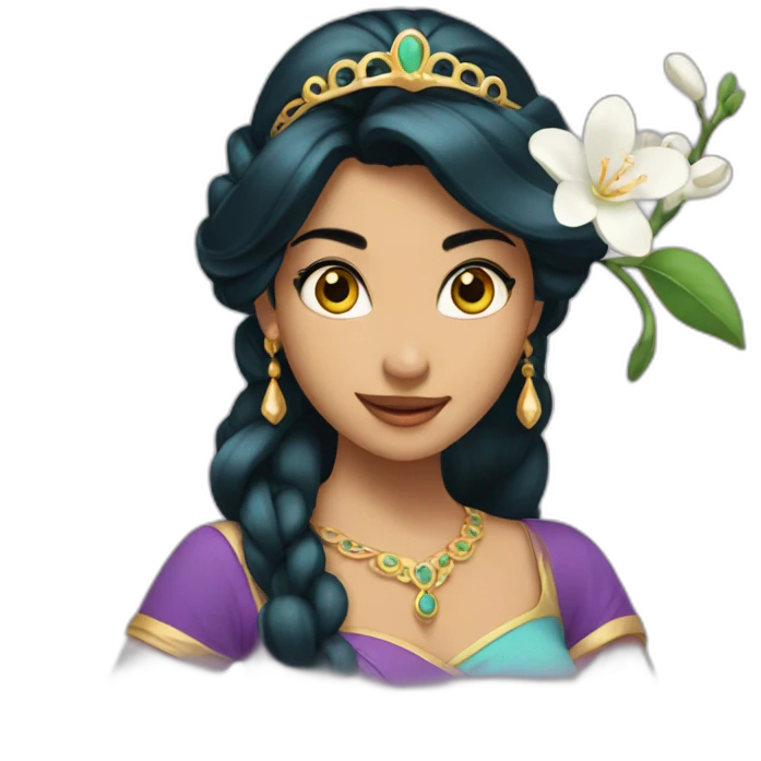 Jasmine from aladin emoji
