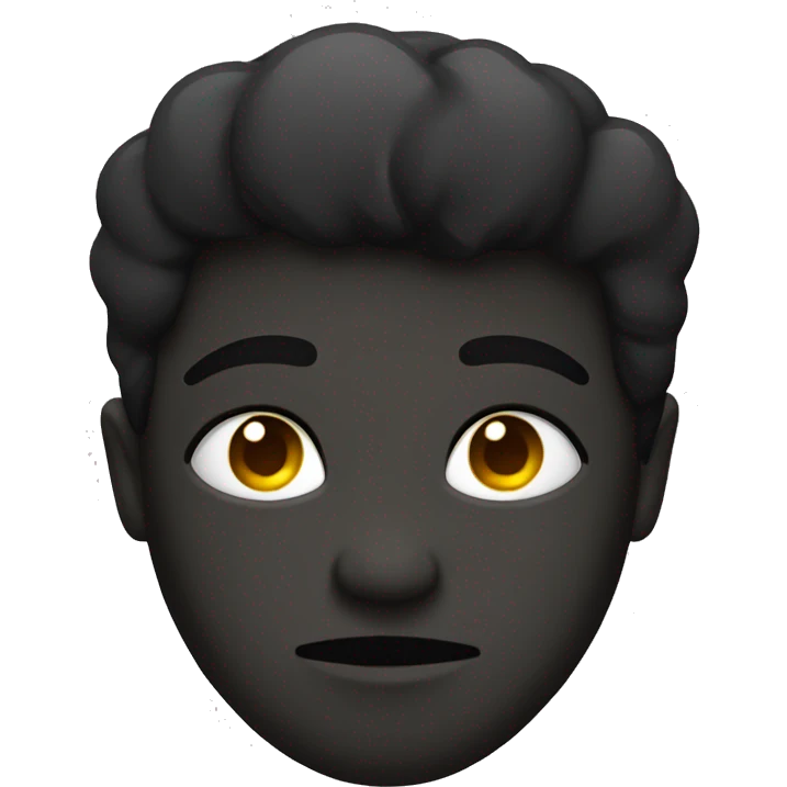 A black broken heart emoji