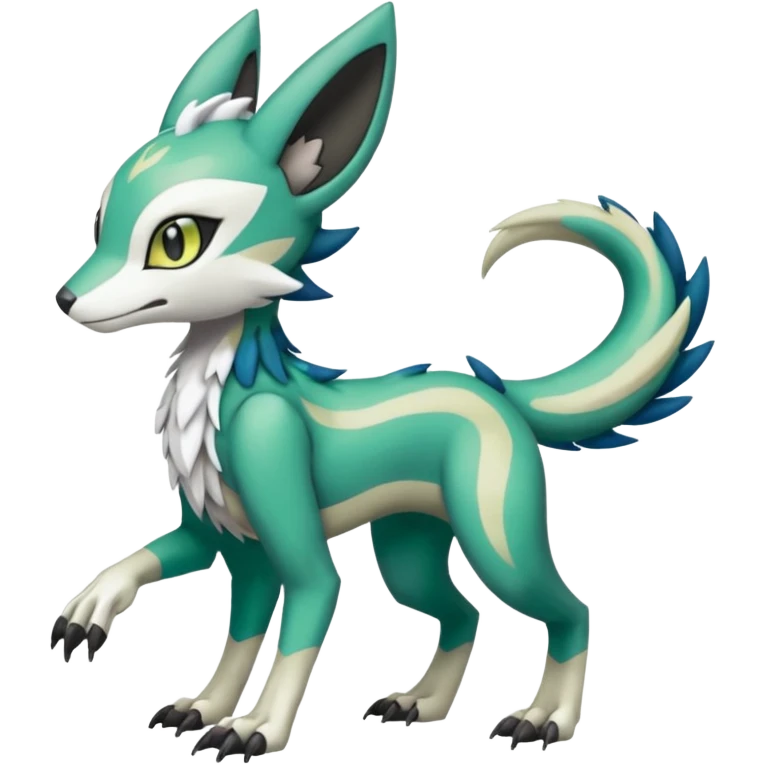 Meloetta-Vernid-Trico-Sergal-Pokémon-Digimon-Fakémon-fusion-hybrid-creature emoji