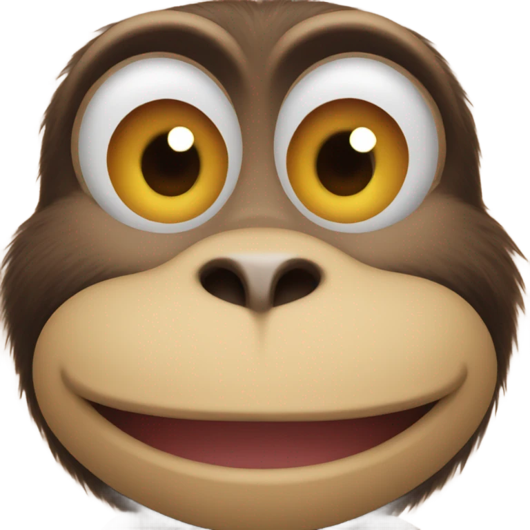 Monkey saying yes emoji