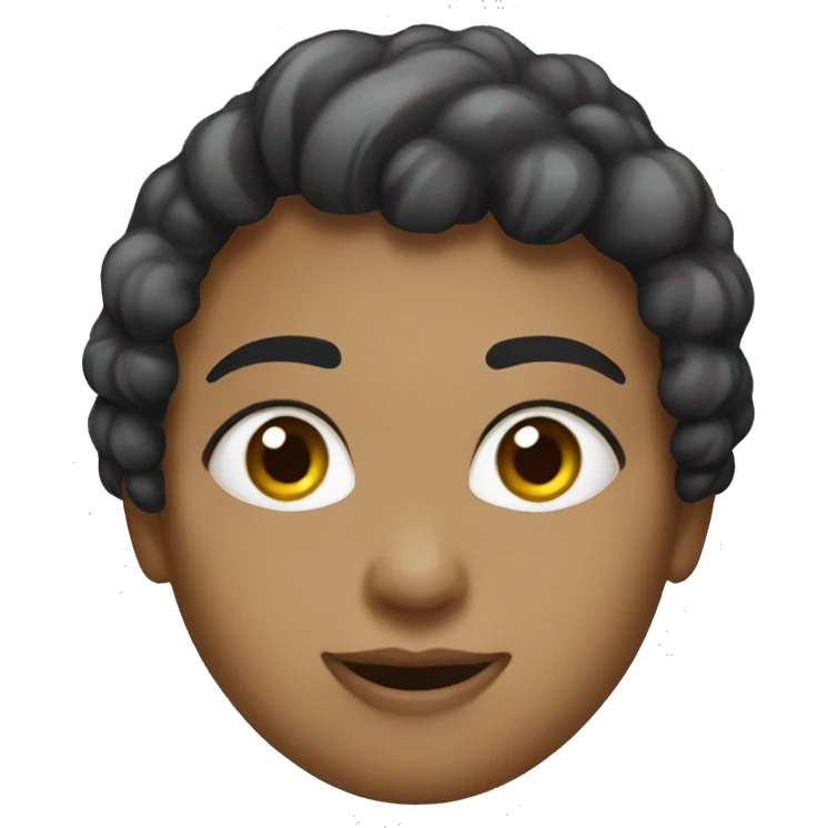 Big female foofy emoji