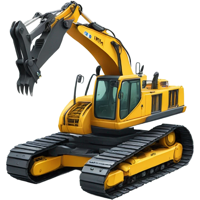  excavator painting emoji