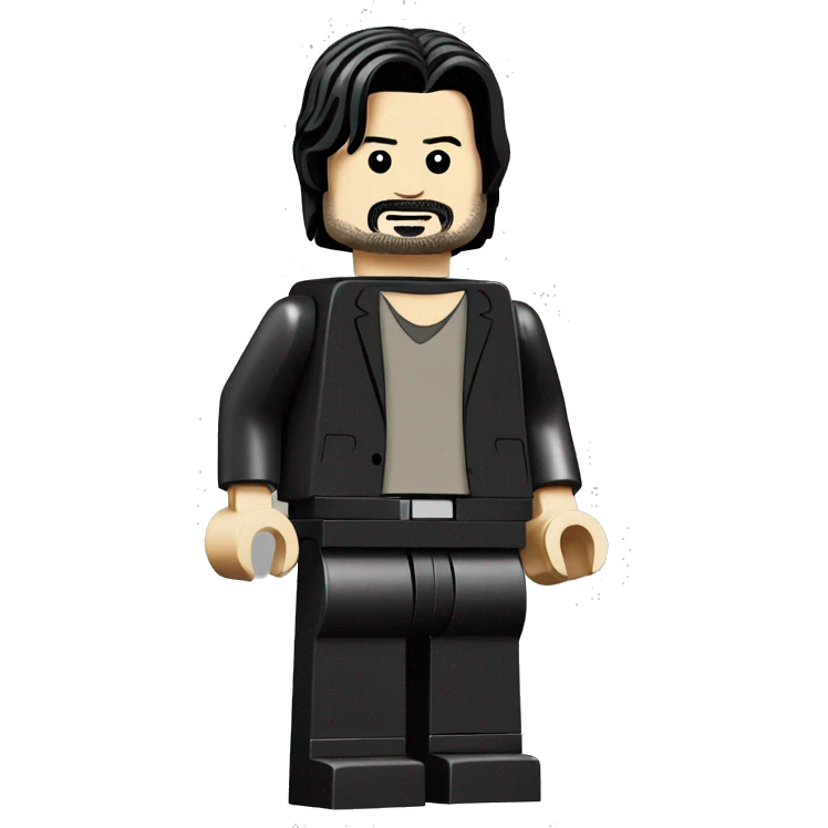 KEANU REEVES lego full body emoji