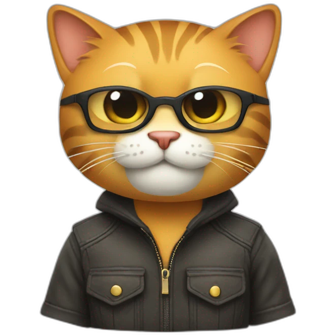cool cat emoji
