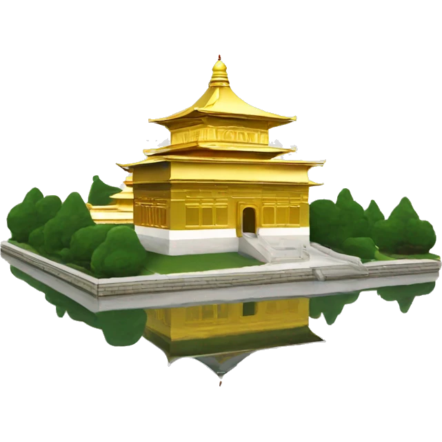 golden temple with big round pointy dome emoji
