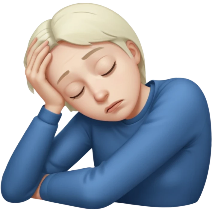 no energy person emoji