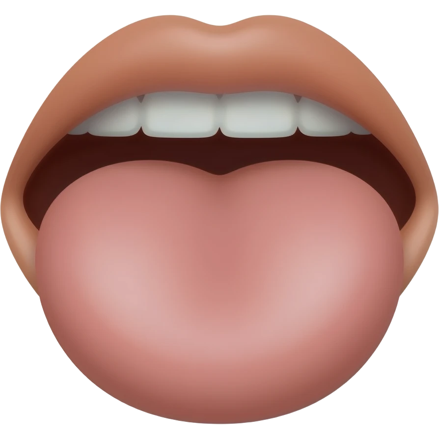 Someone sucking a dick emoji