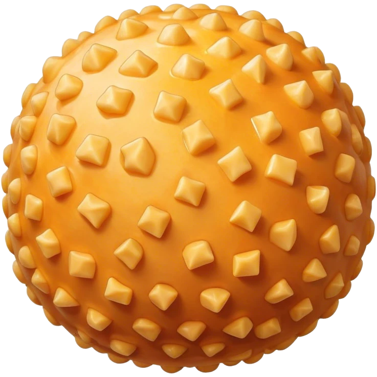 Fry cheese ball emoji