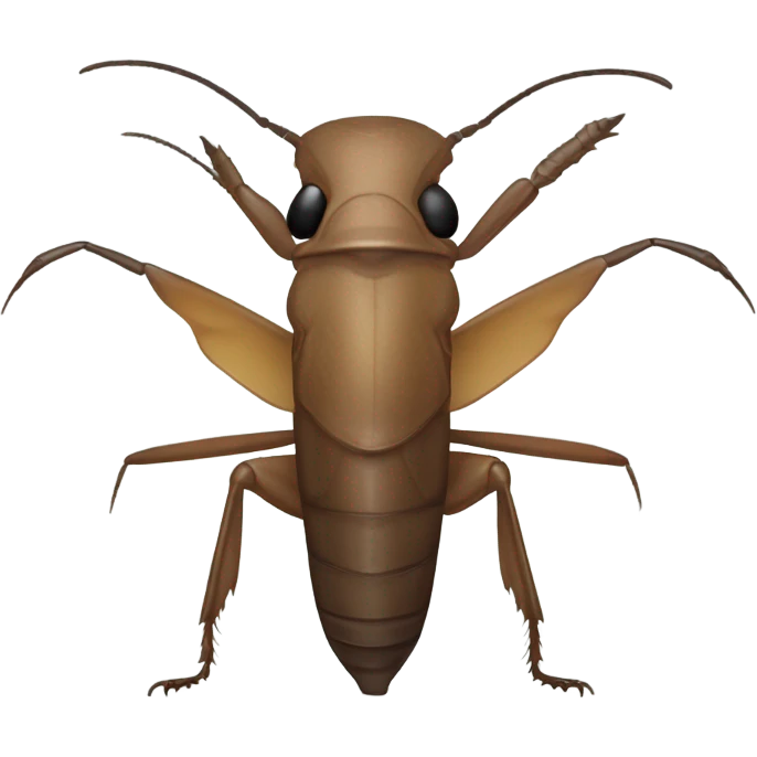 Mole cricket emoji