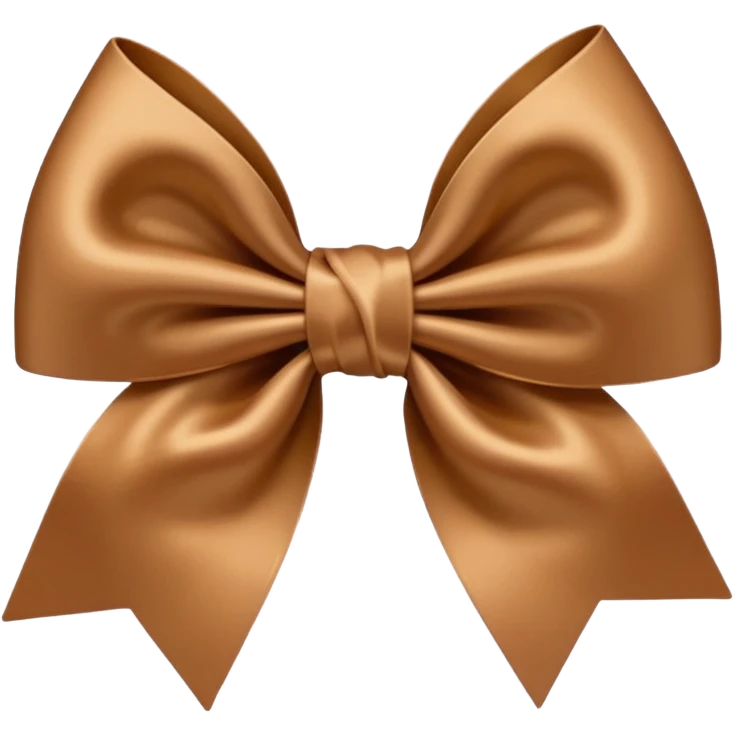 Light brown bow emoji