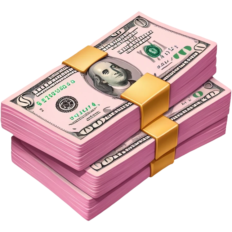 Dinero rosa  emoji