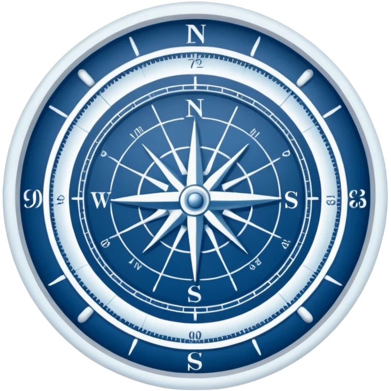 blue-white sea navigation chart. emoji