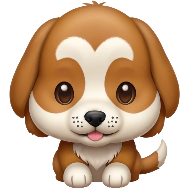 Dog with abomer emoji