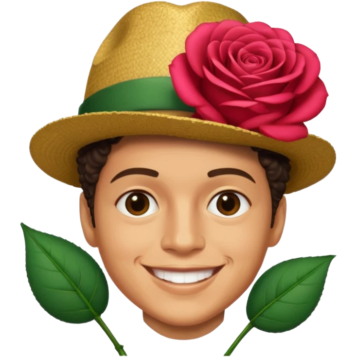 Bruno mars ve rose emoji