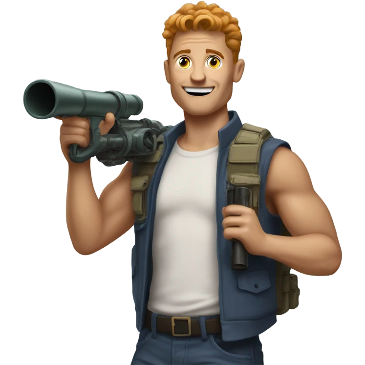 Spencer rattler hold a bazooka emoji