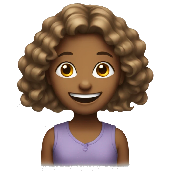 Happy girl  emoji