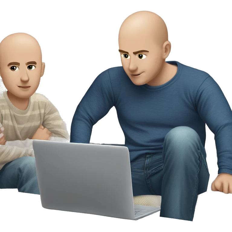 two boys on couch emoji