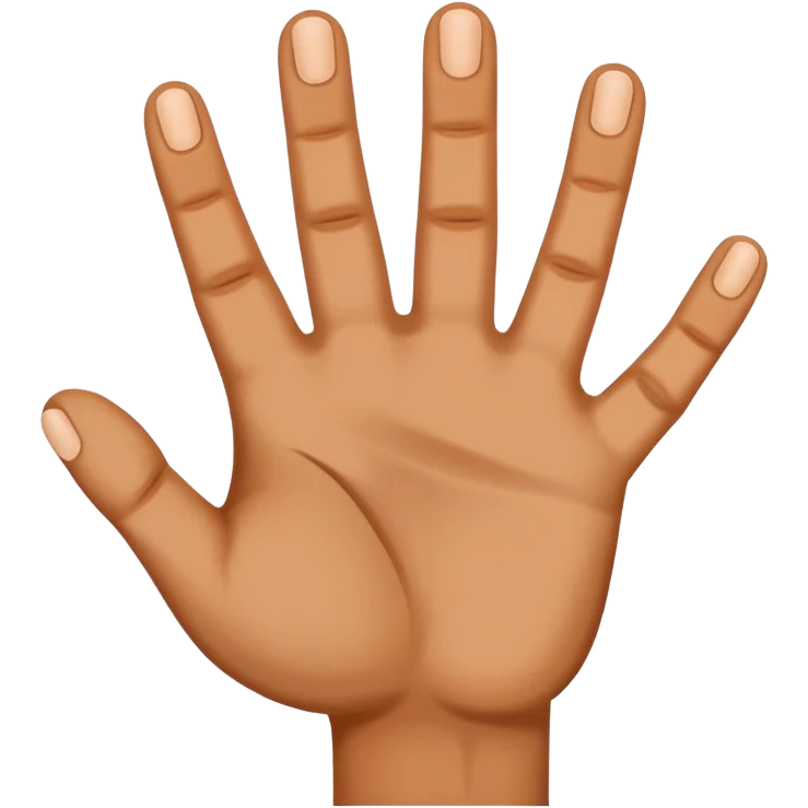 10 Fingers on one Hand emoji