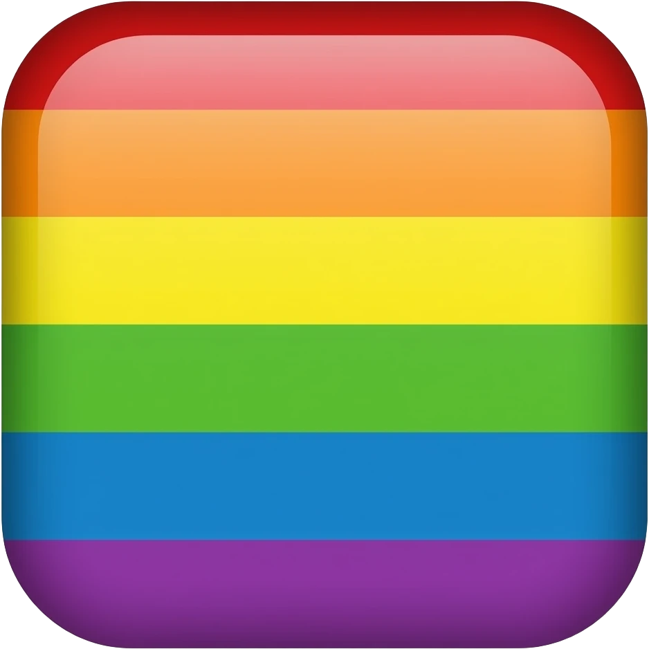 Rainbow square emoji