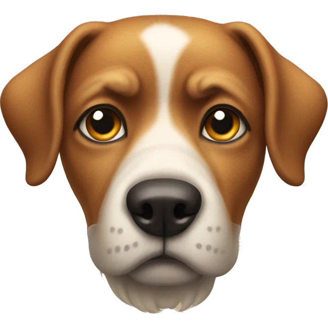 Dog that is so annoyed emoji