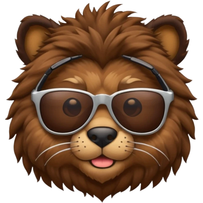 where the wild things are movie beast with sunglasses  emoji