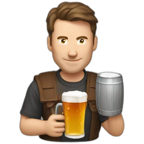 Hellon musk drink beer emoji