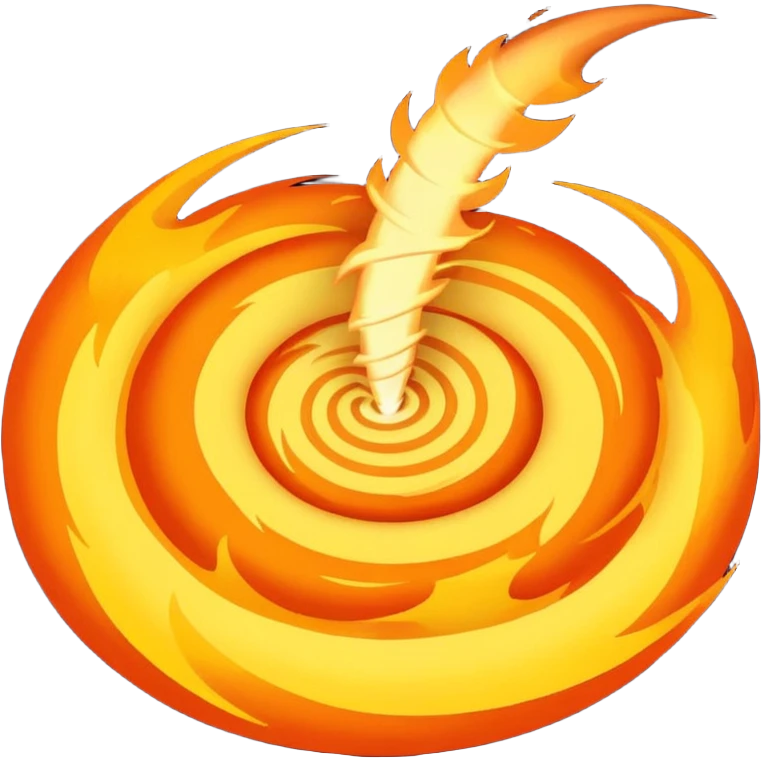 Tornado Tsunami Fuego emoji