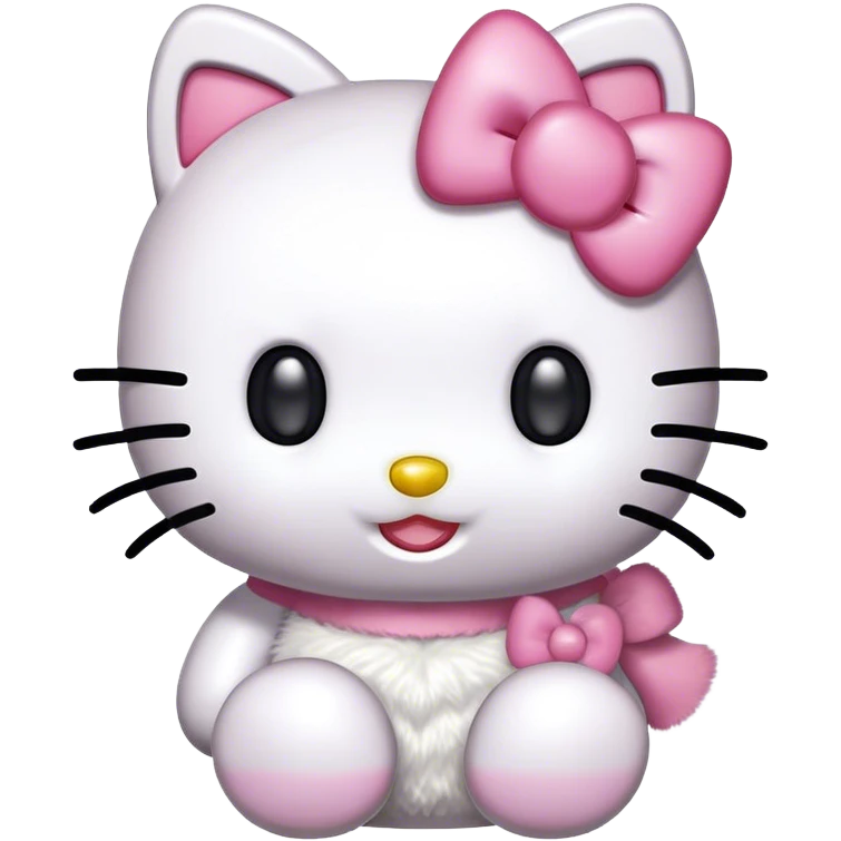 Hello kitty smiling  emoji