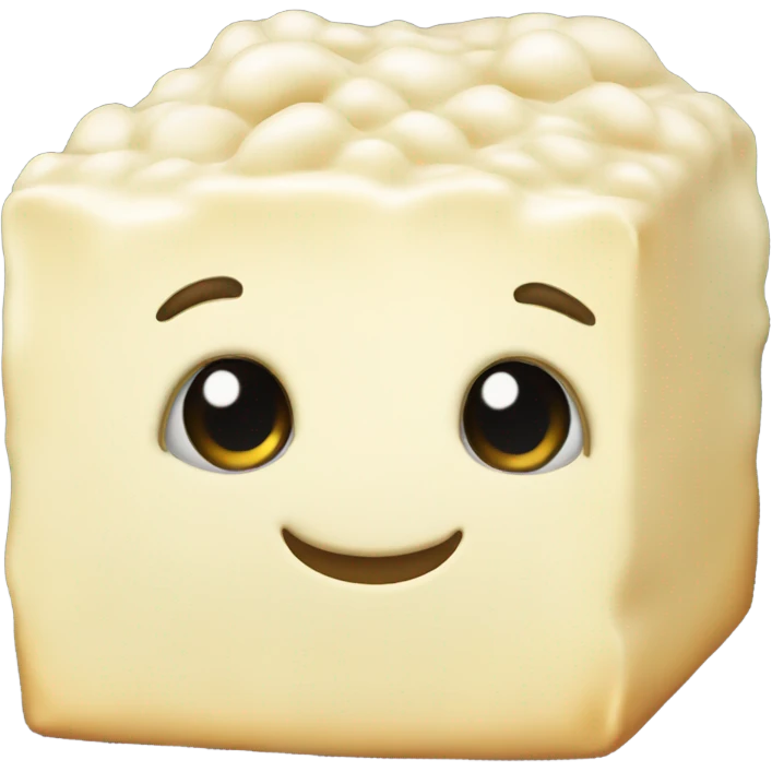 White cheese puff emoji